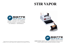 Libretto Stir Vapor - produzione e vendita generatori di vapore