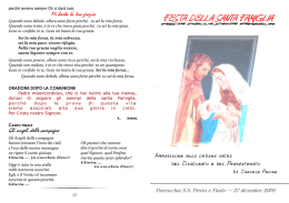 Ammissione ordini sacri - libretto