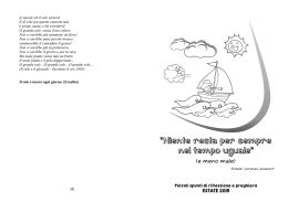 libretto estate 2015 - Giornate di ritiro ed esercizi spirituali