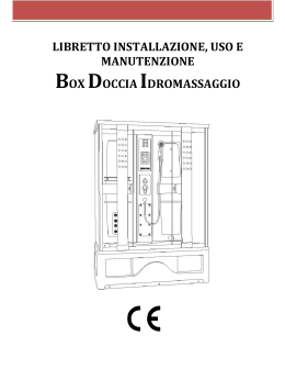 libretto installazione, uso e manutenzione box
