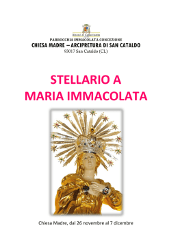 Libretto S. Rosario "Stellario"