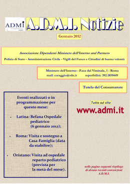 ADMI Tutela Consumatore Gennaio 2012 libretto 1.pub