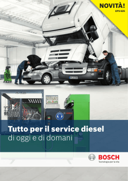 Tutto per il service diesel di oggi e di domani