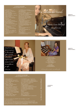 copertina e track-list in PDF