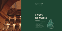 il teatro per le scuole il teatro per le scuole