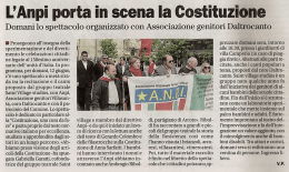 L`Anpi porta in scena la Costituzione