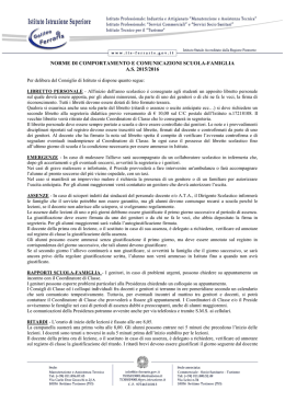 Norme di comportamento as 2015-16