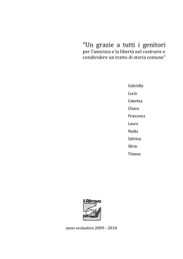 scarica il testo degli incontri