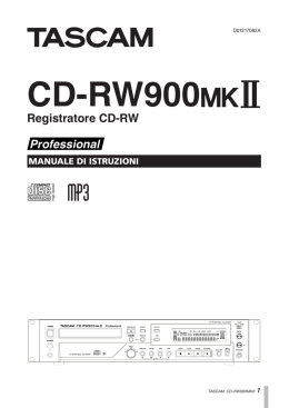 Manuale di istruzioni