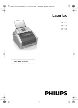 IT LPF 5120 LPF 5125 LPF 5135 Manuale d`istruzioni