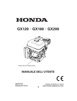 manuale dell`utente gx120 gx160 gx200