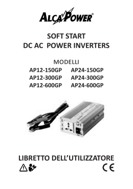 SOFT START DC AC POWER INVERTERS modelli LIBRETTO