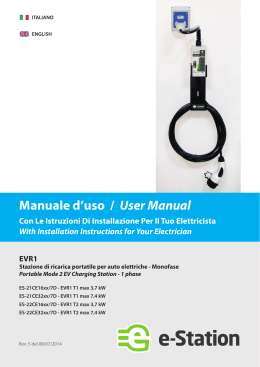 Manuale d`uso / User Manual - e