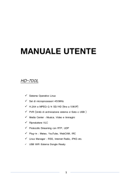 manuale utente