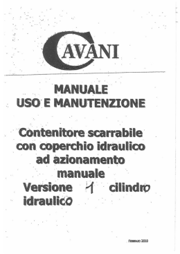 Page 1 Page 2 H Cnnservare questo manuale come guida
