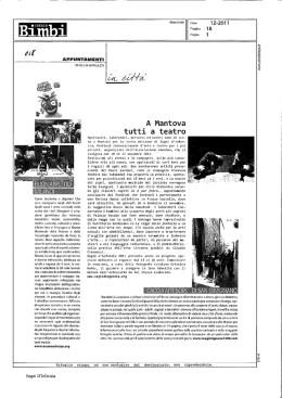 dicembre 2011 - Segni d`Infanzia