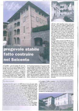 Casa Laurenti, pregevole stabile fatto costruire nel Settecento