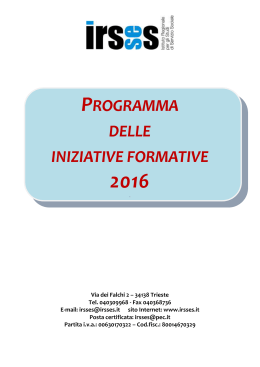libretto iniziative 2016