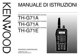 manuale di istruzioni