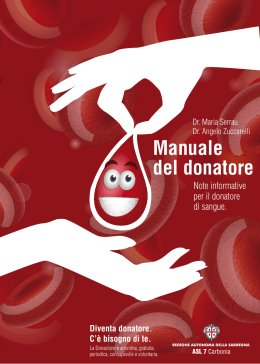 Manuale del donatore