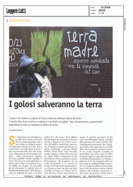 LA LEGGENDA DEL BUON CIBO ITALIANO