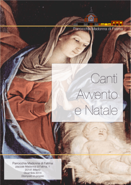 scarica il libretto dei canti di avvento e natale