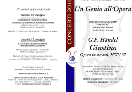 programma di sala - Conservatorio di Musica "Luca Marenzio" Brescia