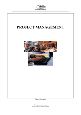 Manuale Project management