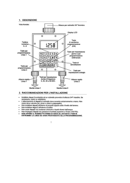Centralina CLABER modello Holiday 2