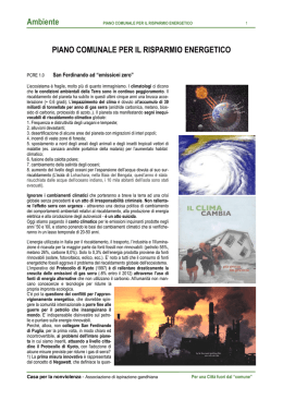 Piano energetico comunale