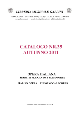 catalogo 35 - Opera italiana