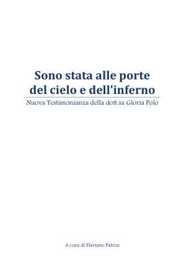 Testimonianza di Gloria Polo