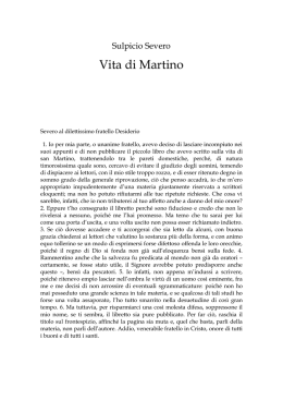 Vita di Martino - Parrocchia di Vigo