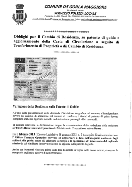 SER VIZIO POLIZIA LOCALE