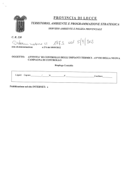 Determinazione 1873 del 05.09.2012