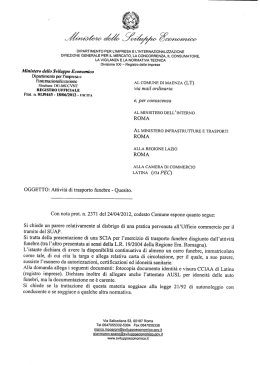 Parere al Comune di Maenza del 18 giugno 2012 (formato pdf, 224