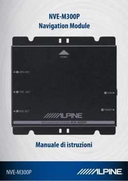 Manuale di istruzioni di Modulo di Navigazione NVE