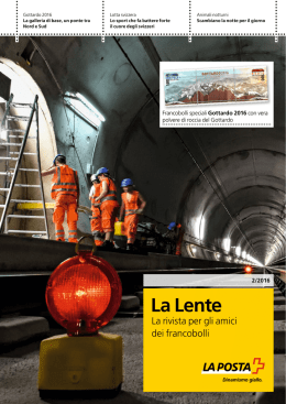 La Lente 2/2016: La rivista per gli amici dei francobolli
