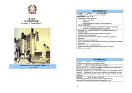 libretto "Piano delle attivit&agrave;"