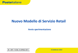 Nuovo Modello di Servizio Retail
