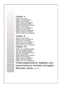 Videoregistratore digitale con trasmissione remota