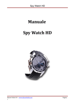 SPY WATCH-HD