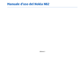 Manuale d`uso del Nokia N82