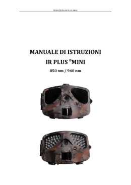 manuale di istruzioni ir plus &reg;mini