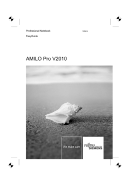 Manuale d`uso portatile AMILO Fujitsu