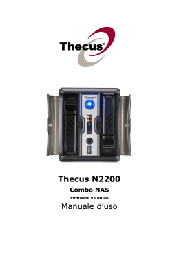 Thecus N2200 Manuale d`uso