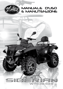 manuale d`uso e manutenzione