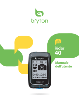 Manuale - BrytonSport