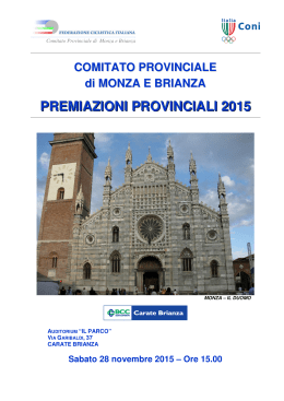 libretto brianza 2015 - Comitato Regionale Lombardia