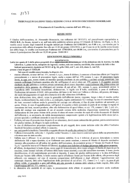 tribunale di salerno terza sezione civile ufficio esecuzioni immobiliari